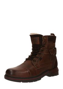 Mustang, Hommes Bottines &agrave; lacets, marron ch&acirc;taigne