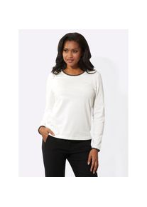 Inspirationen, Unisex, Langarmshirt &raquo;Langarm-Shirt&laquo; 1 Stk., ecru, 52, Baumwoll-Qualit&auml;t