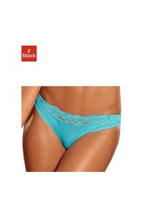 Nuance, Unisex, Slip 2 Stk. mit Spitzeneinsatz vorne, 2xt&uuml;rkis, 36/38, 2 Stk., Komfortabler Slip mit kleinem Spitzeneinsatz am Bund