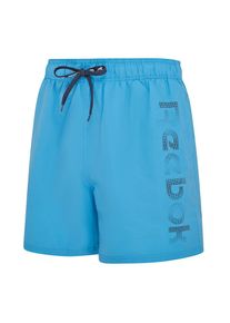 Reebok , Badeshorts »Romero«, 1 Stk. mit Kordelzug und elastischem Bund, mit Logo, schnell trocknend, basic , blau , Herren-Badehose von Reebok