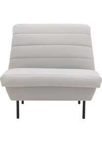 Sessel »LOOKS IX« Quersteppung, ohne Armlehnen , silberfarben , LOOKS by Wolfgang Joop