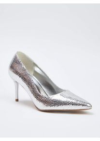 Trendyol Pumps Damen, silbergrau, Größe 38