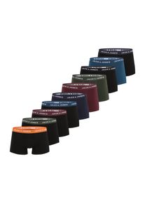 Jack & Jones Jack & Jones Boxershorts 'JACSolid' Herren Gr&ouml;&szlig;e XS blau / navy / dunkelgr&uuml;n / schwarz
