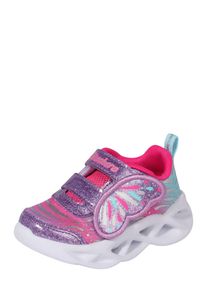 Skechers Sneaker M&auml;dchen Gr&ouml;&szlig;e 26 hellblau / pink / silber / wei&szlig;
