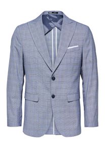 Selected Sakko 'Ryde' Herren Gr&ouml;&szlig;e 60 marine / himmelblau / wei&szlig;