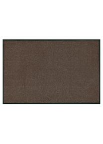 Fussmatte »Marronibraun Fussmatte« quadratisch , braun , wash+dry by Kleen-Tex