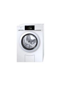 V-ZUG , Waschmaschine »V4000 OptiDos Links« , weiss , Programmoptionen: Ecoprogramm, Favoriten, Dampfglätten, Textilprogramme, Gerätehygiene,...