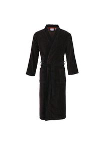 Carl Ross, Unisexbademantel &raquo;582100&laquo; 1 Stk., night blau, deep rot, Velours