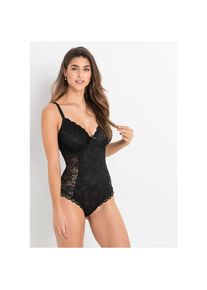 bonprix, Unisex, bonprix Body &raquo;Body aus edler Spitze&laquo; Body aus edler Spitze, schwarz, 100, Cup C, Body aus edler Spitze f&uuml;r ein verf&uuml;hrerisches 
