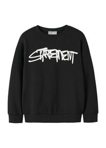 name it Sweatshirt 'NKMTERO' Jungen Gr&ouml;&szlig;e 116 schwarz / wei&szlig;