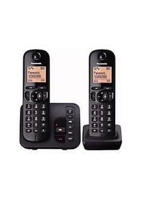 Panasonic KX-TGC222 - DECT-Telefon - Freisprecheinrichtung - 50 Eintragungen - Anrufer-Identifikation - Schwarz