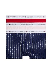 Tommy Hilfiger Underwear, Hommes Boxers 'Essential', bleu marine / rose / rouge / blanc