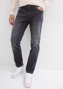 Regular Fit Stretch-Jeans Straight in schwarz, Gr&ouml;sse 48, bonprix