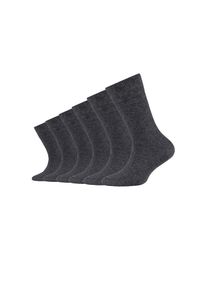 Camano , Damen,Jugendliche , Socken »ca-soft« 6 Paar, 6 Paar tlg. mit Komfortbund und gepolsterten Zehen-/Fersenbereich , grau , Socken von Camano...