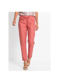 bonprix, Unisex, bonprix Leinenhose &raquo;Leinenhose&laquo; Leinenhose, rhabarber, 42, N-Gr, Leinenhose mit regular fit f&uuml;r angenehmen Tragekomfort