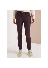 Cecil , Damen , 5-Pocket-Hose &raquo;Style Toronto&laquo; im Leder-Look, mit leicht gl&auml;nzender Beschichtung , Beschichtete Hose im Slim Fit von Cecil