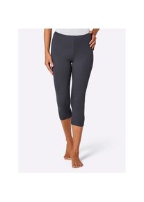 wäschepur , Lange Unterhose , grau , Feinripp