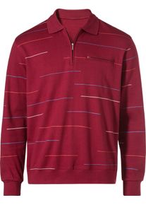 Marco Donati Herren Sweatshirt dunkelrot