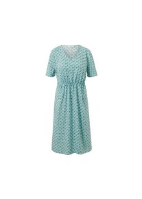 Tchibo - Robe &agrave; imprim&eacute; - taille: 38 - blanc/vert/imprim&eacute;
