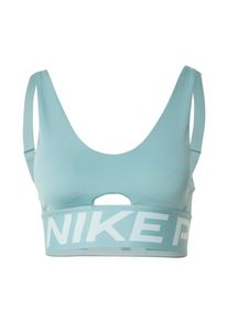 Nike, Femmes Soutien-gorge de sport 'INDY PLUNGE', vert pastel / blanc
