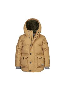 first instinct by killtec , Kinder , Steppmantel »FIW 9 MNS QLTD PRK«, Wasser- und windabweisender Parka mit Teddyfell und Namensetikett , gelb ,...