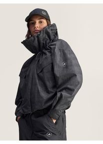 adidas by Stella McCartney, Femmes Veste de sport 'Item Jacket', anthracite / noir / blanc