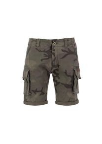 Alpha Industries, Hommes Pantalon cargo, gris / vert