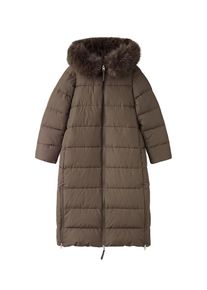 Mango Mantel Damen, schoko, Größe L