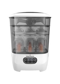 Baby Brezza Dampfsterilisator , 30x36.5x22 cm , für breit- und schmalhalsige Flaschen geeignet , Füttern, Babykostwärmer & Sterilisatoren