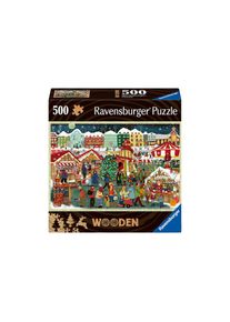 Ravensburger , Puzzle »Weihnachtsmarkt 500 Teile inkl. 40 Whimsies«