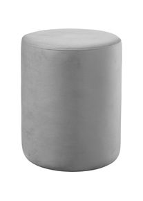 Polsterhocker »Wiesenblick« Hocker rund, merhfach einsetzbar , silberfarben , Maintal