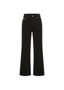 Calvin Klein Jeans, Unisex, Weite Jeans mit hohem Bund und weitem Bein, stone washed, true schwarz, 30, L&auml;nge 30, Jeans von Calvin Klein Jeans 