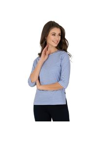 TRIGEMA , Mädchen,Damen , Longsleeve »Shirt aus 100% Baumwolle mit 3/4-Arm« 1 Stk. , lila , DELUXE-Single-Jersey