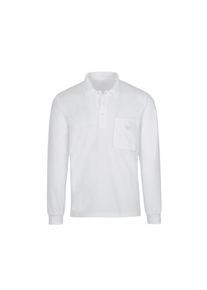 TRIGEMA , Jungen,Damen , Poloshirt &raquo;Langarm Poloshirt aus Baumwolle&laquo; 1 Stk. , weiss , Piqu&eacute; Qualit&auml;t