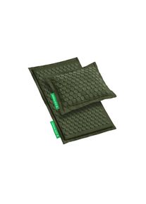Ackerman Massagematte »Pranamat Eco – Matte und Kissen Limited Edition«, dunkelgrün, Einheitsgröße, Massagematte