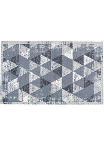 Fussmatte »Miabella 1669« rechteckig 7 mm Höhe Schmutzfangmatte, waschbar, In -und Outdoor geeignet , grau , Astra , Obermaterial: 100% Polyamid