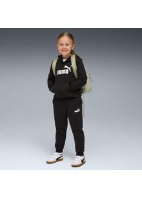 Puma, Unisex, Puma Trainingsanzug »ESS NO.1 LOGO SWEAT SUIT FL PS« 2 Stk., Puma schwarz, 98, Trainingsanzug für bequemen und lässigen Style im Alltag