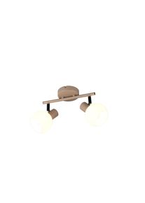 REALITY Boba Deckenspot Beige, 2-flammig