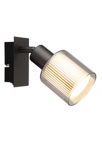 Globo Villegas Wandleuchte Schwarz, 1-flammig