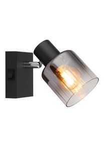 Globo Jack Wandleuchte Schwarz, 1-flammig