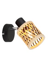 Globo Mali Wandleuchte Schwarz, 1-flammig