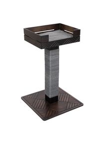 Modern Living Kratzbaum Fergana dunkelbraun / grau für Katzen