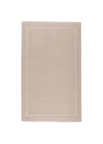 Bio:Vio Badematte , Beige , Textil , Struktur , rechteckig , 70x120 cm , Textiles Vertrauen - Oeko-Tex®, Bsci, Oeko-Tex® Standard 100, Gots ,