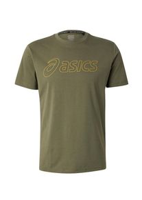 asics, Hommes T-Shirt fonctionnel, jaune foncé / olive
