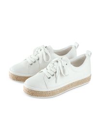 Tchibo - Canvas-Sneaker - Damen - Gr. 38 - weiß