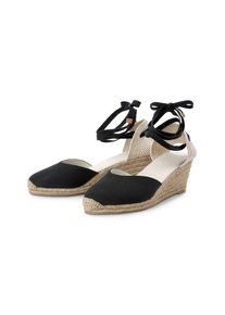 Tchibo - Espadrilles mit Keilabsatz - Damen - Gr. 38 - schwarz