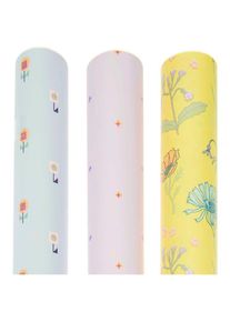 Rico Design 1 rouleau de papier cadeau bouquet color&eacute; 2m x 70cm