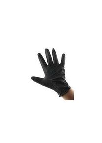 Ansell Ansell 93-852 Black Powder-Free Nitrile Disposable Gloves, Size 8.5-9, Large, 100 per Pack, 245mm, Packung à 100 Stück - 93852090