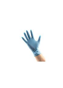 Ansell Ansell 92-670 Blue Powder-Free Nitrile Disposable Gloves, Size 7.5-8, Medium, 100 per Pack, 240mm - 92670080