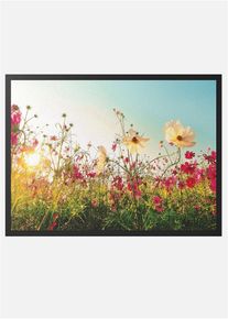 Tapis de protection avec pré fleuri en multicolore50x150 cm, bonprix